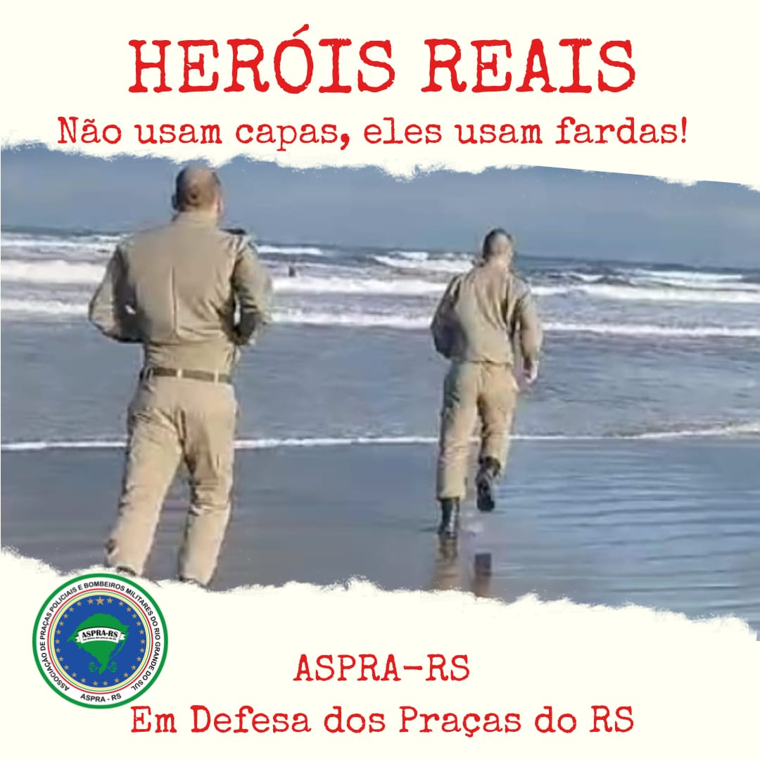 HERÓIS REAIS - Policiais da Brigada Militar de Rio Grande Salvam Homem na Praia do Cassino