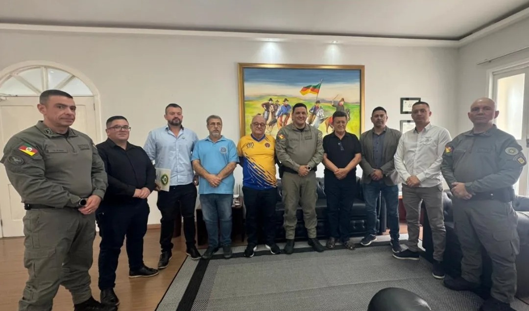 FORUM DE ENTIDADES TEM REUNIÃO COM NOVO COMANDO DA BRIGADA MILITAR